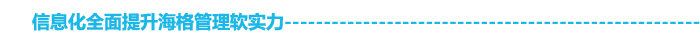 信息化全面提升海格管理软实力